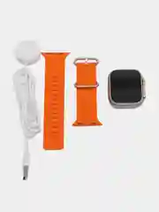 Оранжевый часы смарт женские, мужские умные фитнес браслет наручные Smart Watch Х8 Ultra