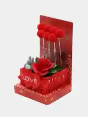 Голубой сувенирное панно подарок на 8 марта I love you