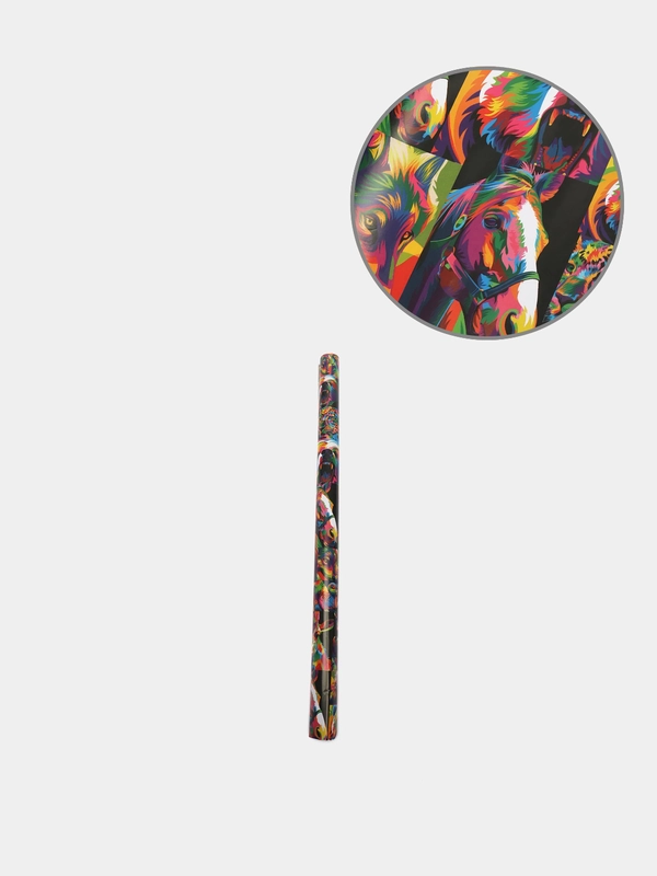 Бумага глянцевая "Pop-art животные", 0,5 х 0,7 м