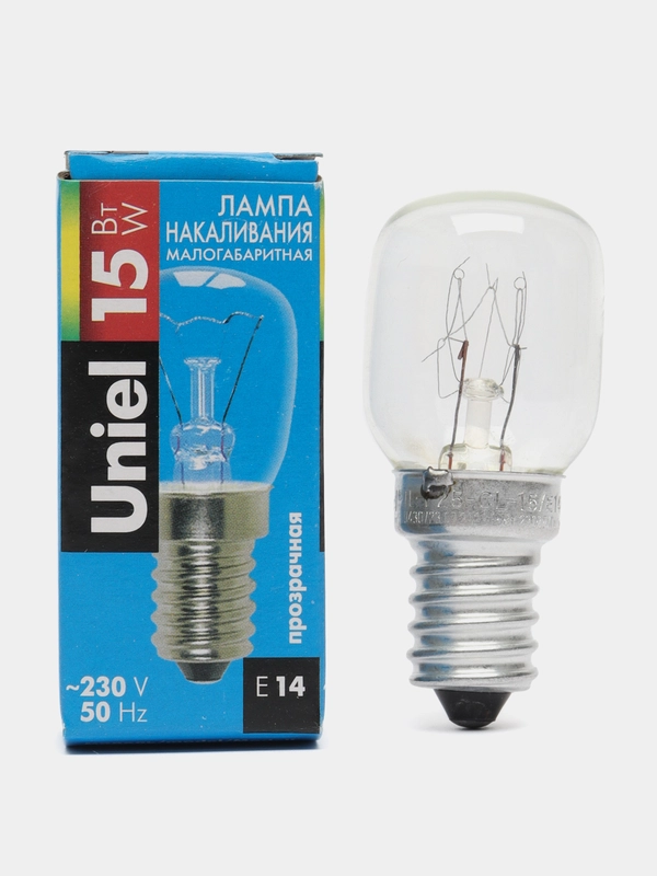 Лампа для холодильника, швейной машины E14 15W прозрачная IL-F25-CL-15/E14