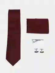 Бордовый подарочный набор для мужчин, с галстуком