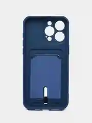Синий чехол для Apple iPhone 15 Pro / 15 Pro Max  (Айфон 15 про, 15 про макс)