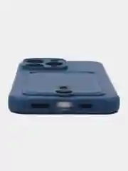 Синий чехол для Apple iPhone 15 Pro / 15 Pro Max  (Айфон 15 про, 15 про макс)