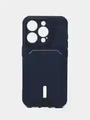 Темно-синий чехол для Apple iPhone 15 Pro / 15 Pro Max  (Айфон 15 про, 15 про макс)