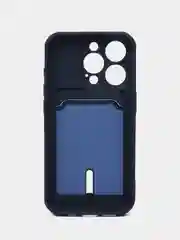 Синий чехол для Apple iPhone 15 Pro / 15 Pro Max  (Айфон 15 про, 15 про макс)