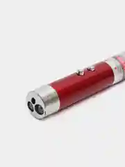 Красный лазерная указка 3 в 1 игрушка для кошек и собак, фонарик