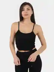Черный топ женский майка