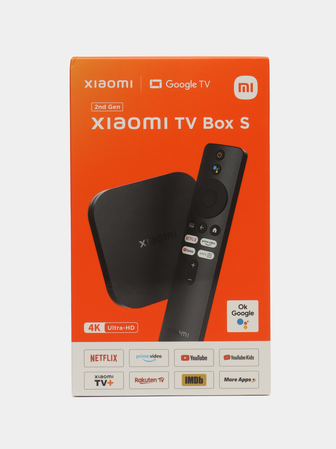 ТВ-приставка для телевизора Xiaomi Mi TV Box S 4k 2nd Gen MDZ-28-AA (EU)  купить по цене 5190 ₽ в интернет-магазине Магнит Маркет