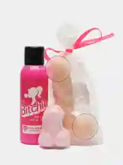 Голубой подарочный набор для девушки, 18+