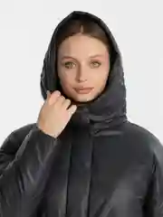 Черный куртка женская, экокожа