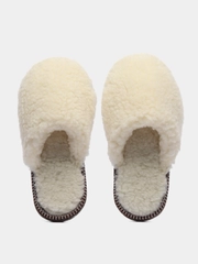 Тапочки домашние меховые женские и мужские из овчины Soft Slippers