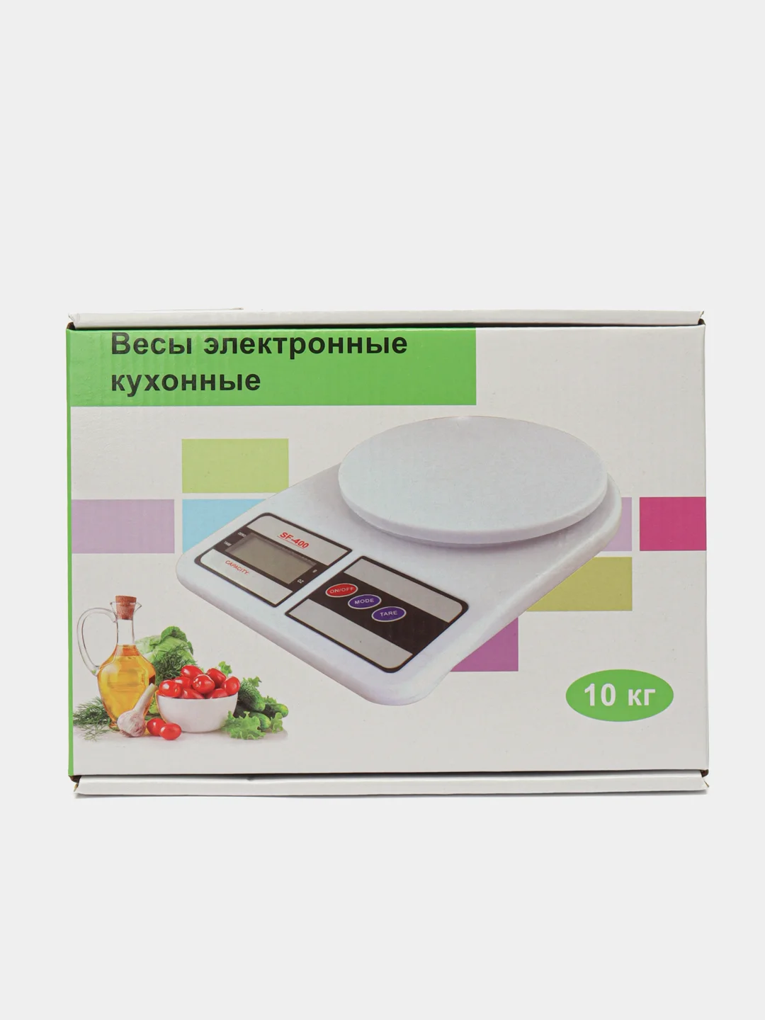 Весы кухонные электронные SF-400 с подсветкой, до 10кг