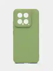 Зеленый чехол для Xiaomi 14 ( Сяоми 14 ) силиконовый , прозрачный