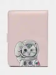 Розовый записная книжка А6, 10,5X14,5см, 80л., "Крутые котики", тв обл с порол, искус кожа, магнит