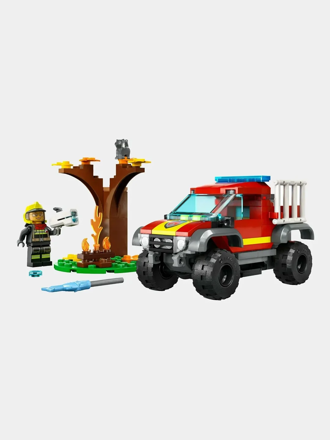 Конструктор LEGO City, 60393, "Спасательный пожарный внедорожник"