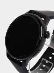 Черный мужские смарт часы, наручные Smart Watch, круглые 4 см, фитнес браслет
