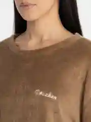 Карамельный пижама женская утепленная