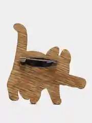 Значок Кот с ножом