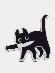 Значок Кот с ножом