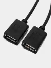 Адаптер питания автомобильный DC-DC вход  7-20V выход 5V 3A 2 разъема USB на проводе