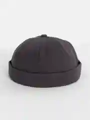 Белый кепка без козырька "Докер"