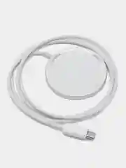 Белый беспроводная зарядка MagSafe для всех типов устройств с поддержкой беспроводной зарядки