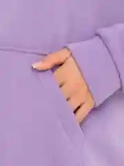 Лавандовый женский костюм двойка утепленный на флисе