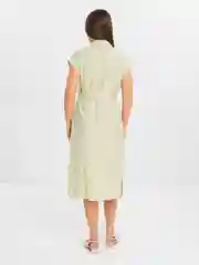 Зелёный хаки платье женское, летнее, хлопок