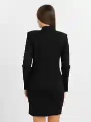 Черный платье женское, мини, с разрезом