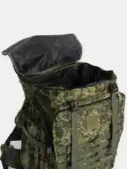 Тёмно-зелёный рюкзак походный, тактический, 100 л