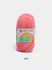 Кораллово-розовый пряжа Пехорка Детская новинка, 100% акрил, 50 г, 200 м