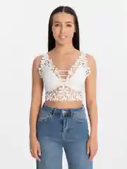 Белый женский, летний топ s/xs