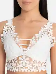 Белый женский, летний топ s/xs