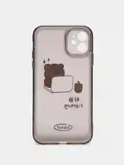 Бордовый чехол для iPhone 7/8 Plus/X/XS/XR/11/12/13/14 Pro Max/15 Pro, айфон про макс, прозрачный