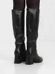 Черный сапоги женские, зимние