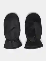 Черный варежки мужские теплые