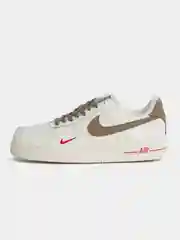 Бежевый кроссовки женские с логотипом Nike Air Force 1 low