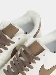 Бежевый кроссовки женские с логотипом Nike Air Force 1 low