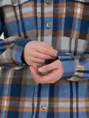 Голубой рубашка  женская