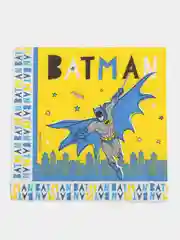 Batman. Салфетки бумажные трехслойные (желтые) 33*33 см,  20 шт