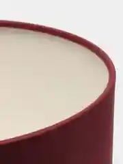 Бордовый коробка подарочная круглая с крышкой шляпная 16*16 см, 21*21 см