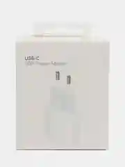 Белый зарядный блок-адаптер 20W для iPhone и Android, быстрая зарядка