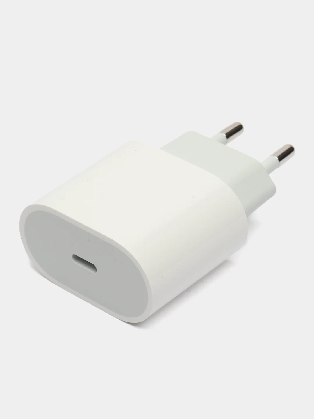 Белый зарядный блок-адаптер 20W для iPhone и Android, быстрая зарядка