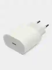 Белый зарядный блок-адаптер 20W для iPhone и Android, быстрая зарядка