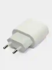 Белый зарядный блок-адаптер 20W для iPhone и Android, быстрая зарядка