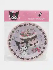 Набор бумажных тарелок  Kuromi Любимая вишенка, 6 шт d=180 мм