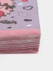 Салфетки бумажные трехслойные Kuromi Любимая вишенка 33*33 см, 20 шт