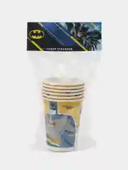 Batman. Набор бумажных стаканов, желтый, 6 шт*250 мл