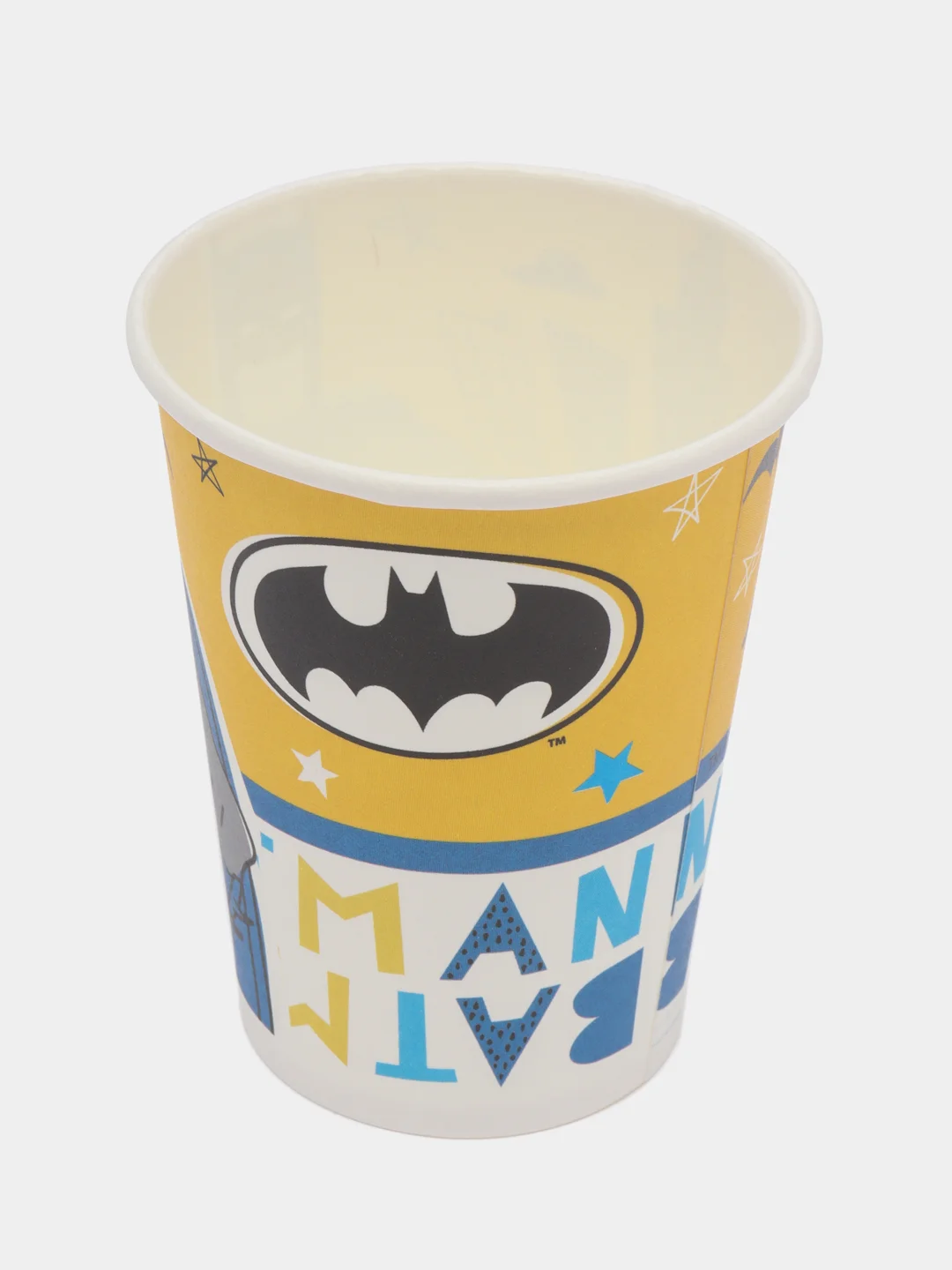 Batman. Набор бумажных стаканов, желтый, 6 шт*250 мл
