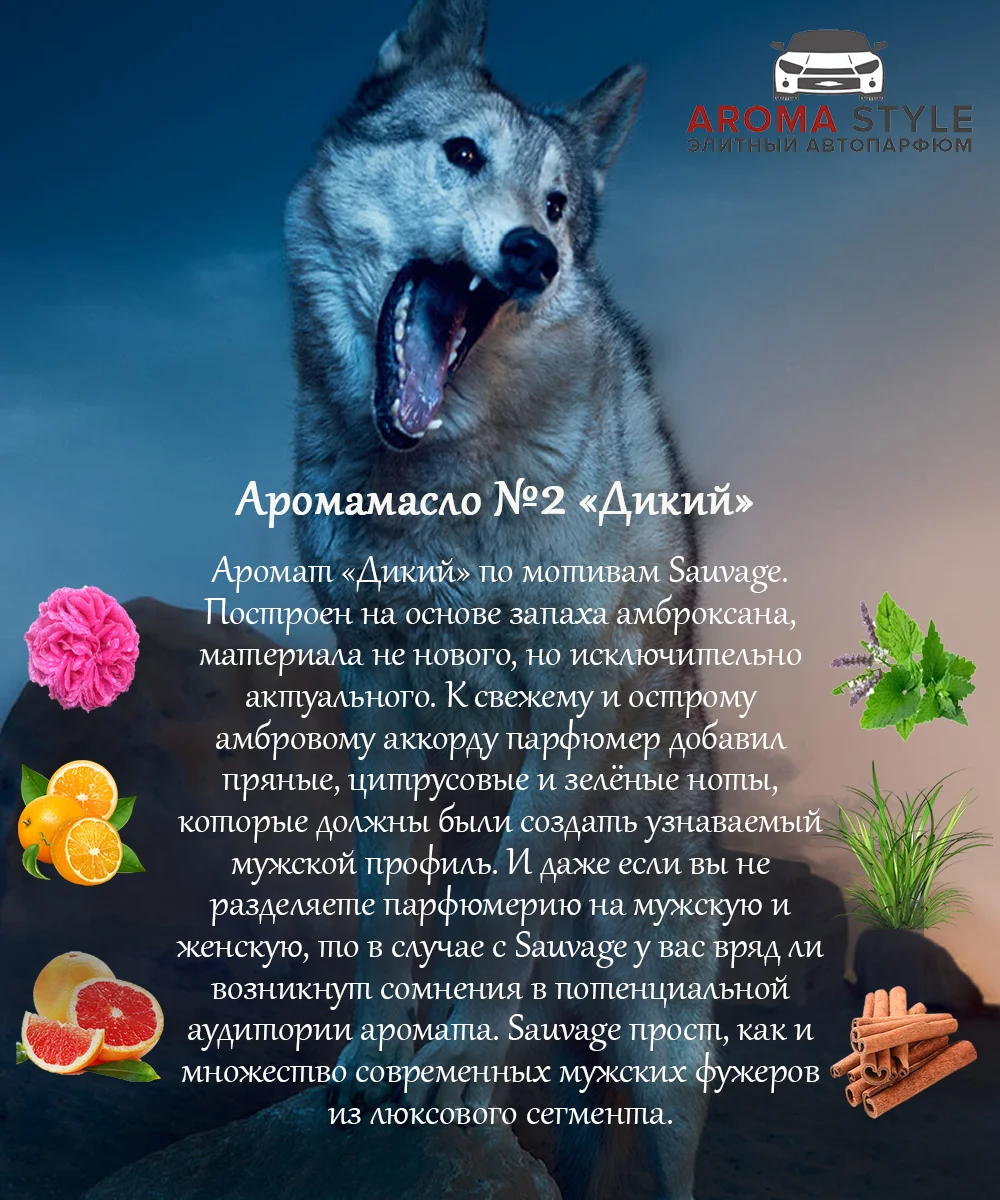 Аромамасло (заправка, пропитка) для автомобильного войлочного ароматизатора